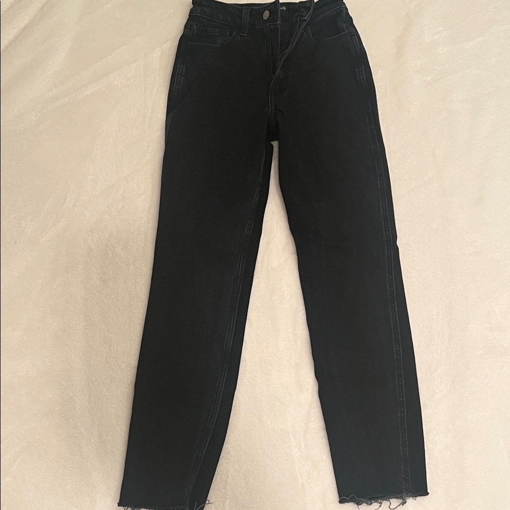 Hollister Women's Black Straight Leg Jeans
